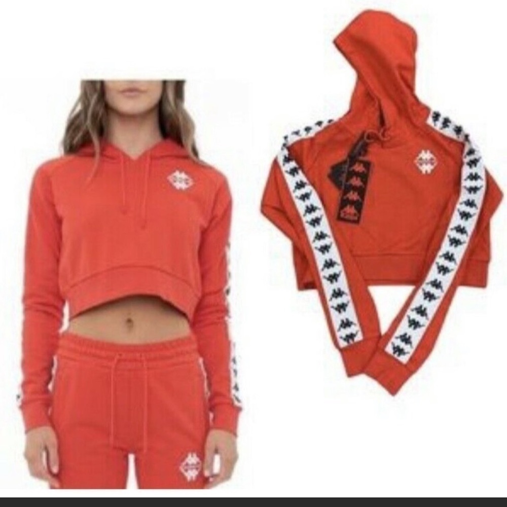Shadow Hill x Kappa Sedot cropped hoodie NWT! S